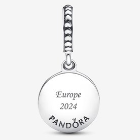 Pandora ékszer Barátok a család függő ezüst charm 798124EN16