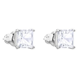 Swarovski Attract ezüst színű négyzet fülbevaló swaroski kristállyal 2  5430365