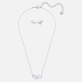 Swarovski Ezüst színű masni ékszer szett 5470594