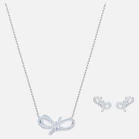 Swarovski Ezüst színű masni ékszer szett 5470594