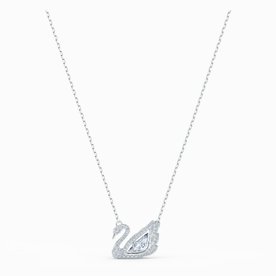 Swarovski Táncoló hattyú nyaklánc fehér kristállyal 5514421