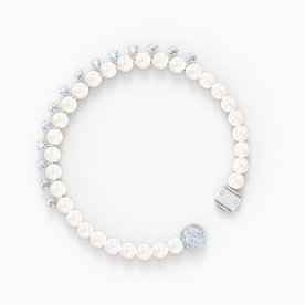 Swarovski Treasure gyöngy karkötő kristályokkal 5563291