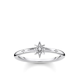 Thomas Sabo Ezüst gyűrű cirkóniával kirakott csillaggal 