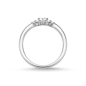 Thomas Sabo Ezüst vintage gyűrű csiszolt cirkónia kövekkel 
