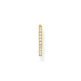Thomas Sabo Fél pár aranyozott ezüst karika fülbevaló cirkóniával CR657-414-14
