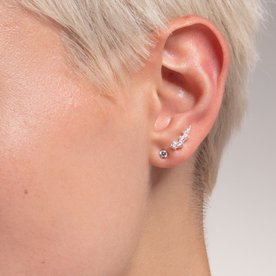 Thomas Sabo Bogyós beakasztós ezüst fülbevaló cirkóniával H2157-051-14