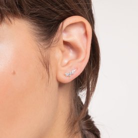 Thomas Sabo Bogyós beakasztós ezüst fülbevaló cirkóniával H2157-051-14