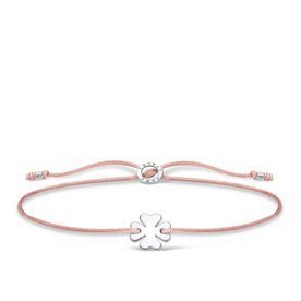 Thomas Sabo Állítható textil karkötő lóherével A1995-173-19-L20