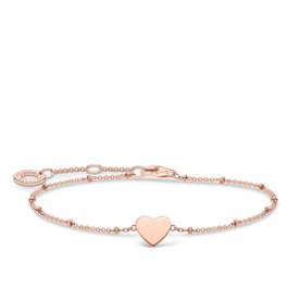 Thomas Sabo Rozé bogyós karkötő szívvel A1991-415-40-L19v