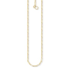 Thomas Sabo Aranyozott ezüst hosszú szemű charm nyaklánc X0254-413-39-L45
