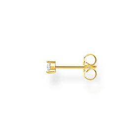 Thomas Sabo Fél pár aranyozott ezüst bedugós fülbevaló cirkóniával H2197-414-14