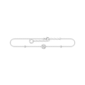 Thomas Sabo Ezüst bokalánc csillogó lóherével AK0023-051-14-L27v