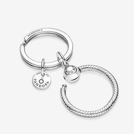 Pandora ékszer Moments ezüst charmtartó kulcskarika 399566C00