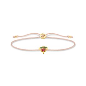 Thomas Sabo Állítható textil karkötő dinnyeszelettel LS126-488-7-L20v