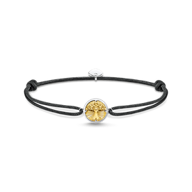 Thomas Sabo Kéttónusú kétoldalú családfa állítható textil karkötő LS134-848-7-L22