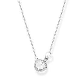 Thomas Sabo Ezüst nyaklánc koronával és gyűrűvel KE1987-643-14-L45V