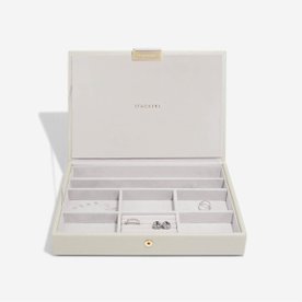 Stackers Bézs classic fedeles ékszerdoboz 75600