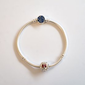 Pandora ékszer Lóhere, patkó és katicabogár háromoldalú charm szett PSZV003 Pandora ékszer Lóhere, patkó és katicabogár háromoldalú charm szett PSZV003