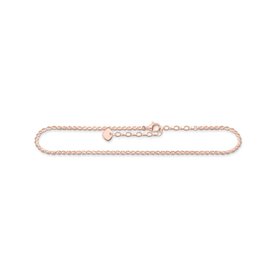 Thomas Sabo Rozé arannyal bevont ezüst csavart bokalánc AK0035-415-40-L27v
