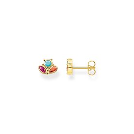 Thomas Sabo Aranyozott ezüst színes köves bedugós fülbevaló SCH150332
