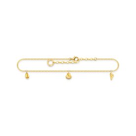 Thomas Sabo Aranyozott ezüst kagylós bokalánc AK0037-413-39-L27v