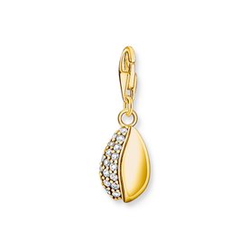 Thomas Sabo Aranyozott kauri kagyló ezüst charm 1895-414-14