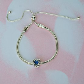 Pandora ékszer Anyák napi kék örökkévalóság karkötő szett PSZA16