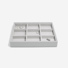 Stackers Szürke pebble classic 9 fakkos ékszertálca 75705