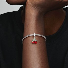 Pandora ékszer Aszimmetrikus cseresznye függő charm 791583C01