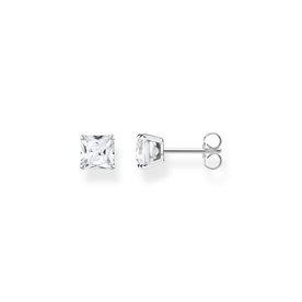 Thomas Sabo Ezüst fülbevaló szögletes fehér kővel H2174-051-14