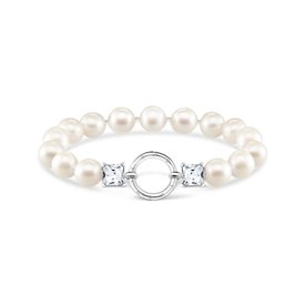 Thomas Sabo Gyöngyök és cirkónia ezüst karkötő 