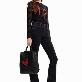Desigual All Mickey sumi fekete hátizsák - 22WAKP17 Desigual All Mickey sumi fekete hátizsák - 22WAKP17