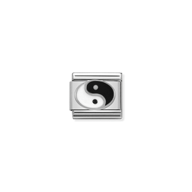 Nomination Ying Yang ezüst színű charm - 330202-14