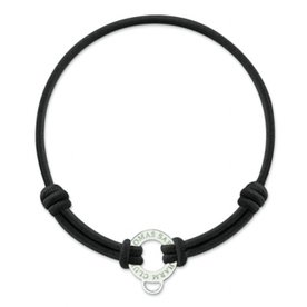 Thomas Sabo Fekete gumis karkötő - X0099-087-11