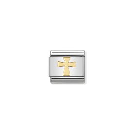 Nomination Arany kereszt charm 030105-01