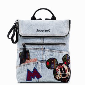 Desigual Mickey denim lacroix nerano hátizsák - 22WAKD01 Desigual Mickey denim lacroix nerano hátizsák - 22WAKD01