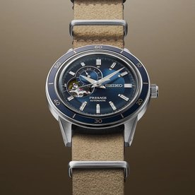 Seiko Presage Style 60's 'Denim' kék férfi automata karóra SSA453J1