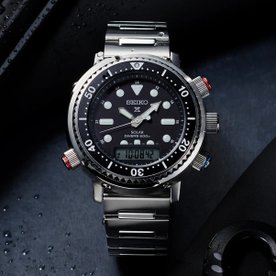 Seiko Prospex Solar Arnie Tuna Hybrid ezüst búváróra - SNJ033P1 Seiko Prospex Solar Arnie Tuna Hybrid ezüst búváróra - SNJ033P1