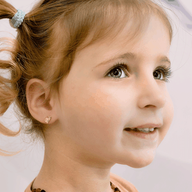 Lisa Arany csiga gyerek fülbevaló - JTAG-0308-18