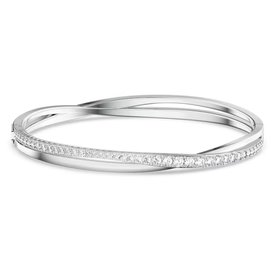 Swarovski Twist ezüst színű karperec Swarovski kristályokkal - 5565210