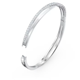 Swarovski Twist ezüst színű karperec Swarovski kristályokkal - 5565210
