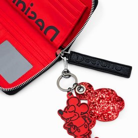 Desigual Mickey fiona fekete nyomott mintás pénztárca 23SAYP02/2000