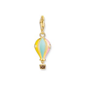 Thomas Sabo Hőlégballon színes aranyozott ezüst charm 1922-565-7