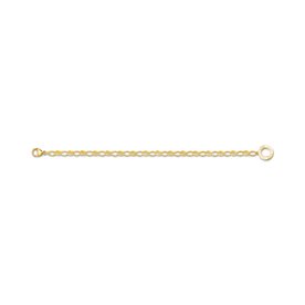Thomas Sabo 18K arannyal bevont ezüst charm club karkötő 