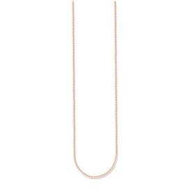 Thomas Sabo 18K rózsaarannyal bevont ezüst nyaklánc1 