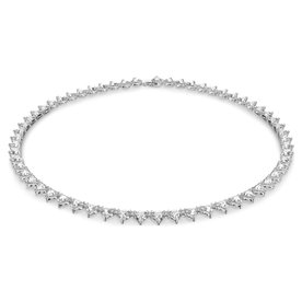 Swarovski Ortyx ezüst színű nyaklánc háromszög alakú kristállyal 5599191