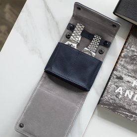 Stackers Sötétkék pebble patentos órautazó 74565
