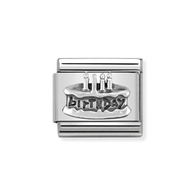 Nomination Ezüst születésnapi torta charm 330101-20 Nomination Ezüst születésnapi torta charm 330101-20