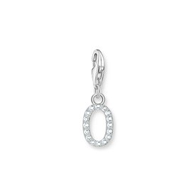 Thomas Sabo  O betű ezüst charm cirkóniával 1952-051-14