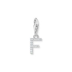Thomas Sabo F betű ezüst charm cirkóniával 1946-051-14